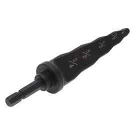 eMagTech Swaging Spin Tool Drill Bit 3/4" 5/8" 1/2" 3/8" 1/4" 5 In 1 Copper Pipe Expander Flaring Tool with Hex Handle for Air Conditioning Maintenance Repair Tool