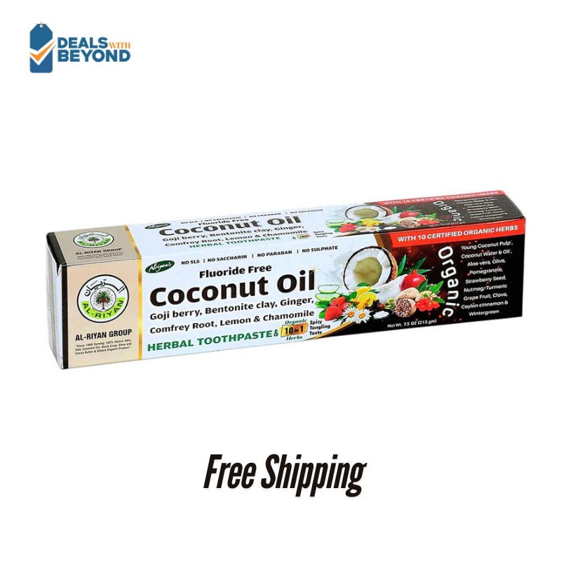 Al-Riyan Group Organic Coconut oil Herbal Toothpaste Al Riyan 10