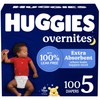 Huggies Size 5 Overnites Baby Diapers: Overnight Diapers, Size 5