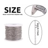Pandahall 1 Roll 50m/164ft/54yards 304 Stainless Steel Curb Cable Chain