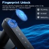 Fingerprint Smart Door Lock with App Code Backup Key Fingerprint