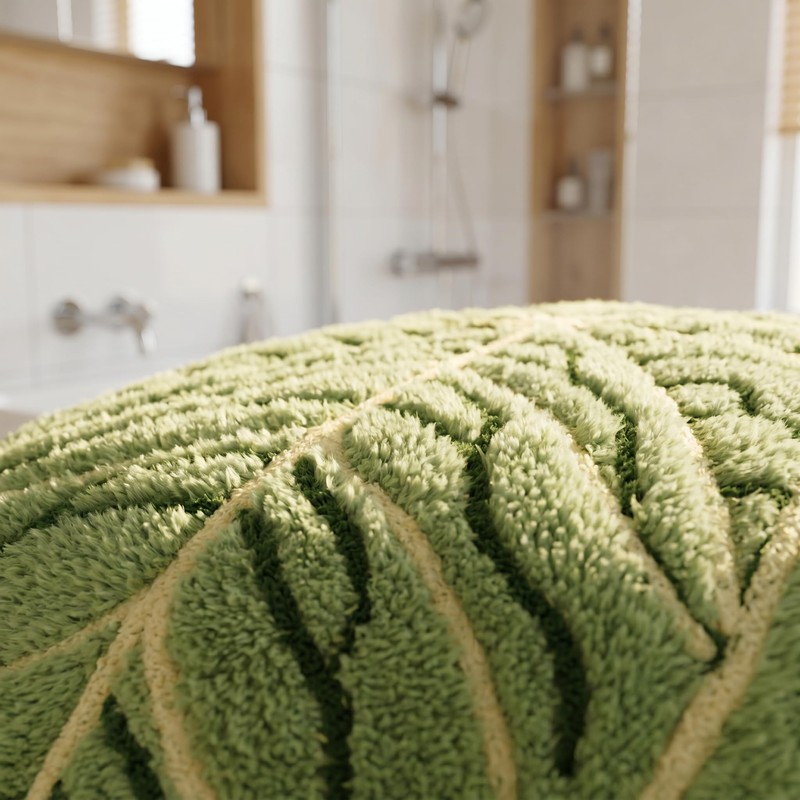 Leaf Hand Drying Towel Coral Fleece Kitchen Absorbent Quick Dry