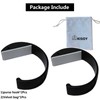 KISOY 2PCS C Shape Purse Hook for Table Handbag Hanger