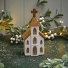 Carousel Home LED Ceramic Christmas Church | Light Up Ceramic