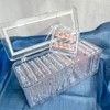 Delicatething Acrylic Nail Organizer Box, Holds 13 Nail Boxes, Ideal