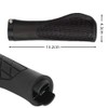 Loopunk Bicycle Handle Grips, Black, 1 Pair (2 Pieces) Set,