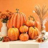7 Calabazas Artificiales, Calabazas Decorativas de Halloween