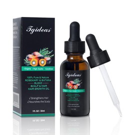 Batana Rosemary Hair Growth Oil - Organic Jojoba Argan Scalp Oil for Men & Women - Promotes Hair Growth & Thickening