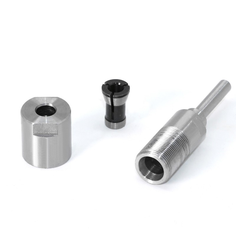1/4'' to 8mm Shank Router Bit Extension Rod Collet Engraving