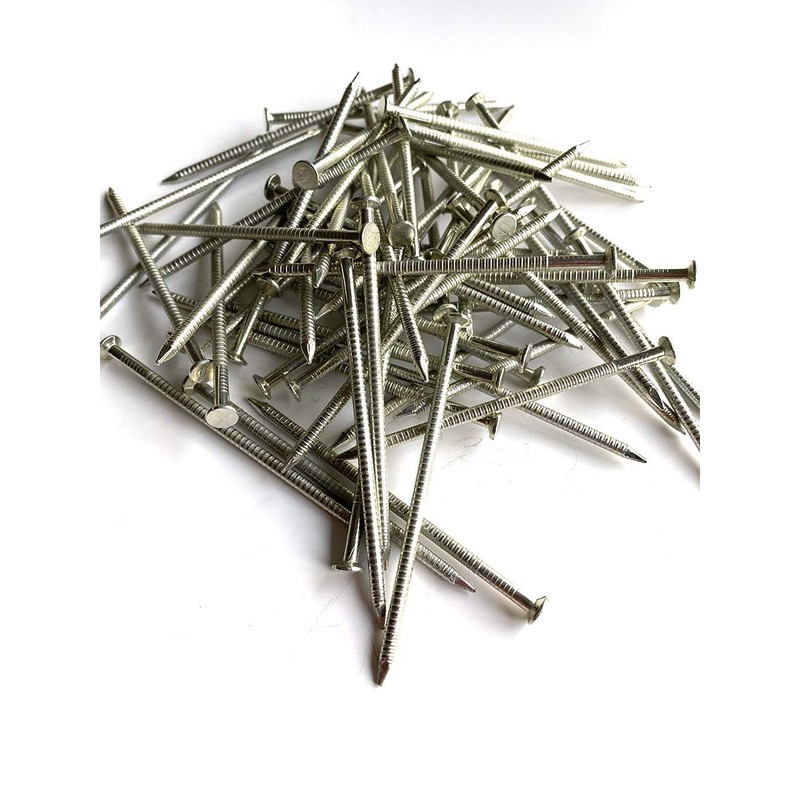 100 x 40mm Annular Ring Shank Nails Steel Zinc Plated