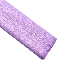 Lmlliang Crepe Paper Rolls - 250 × 25cm,for DIY Gift Wrapping Paper Crafts Birthday Wedding Holiday Paper Flower(Light Purple)