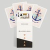 Lantern Press Dockside Collection, Gone Sailing, Anchor (52 Playing Cards,