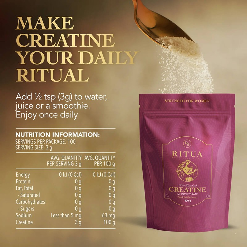 Ritua Creatine Monohydrate - Strength for Women, 1kg