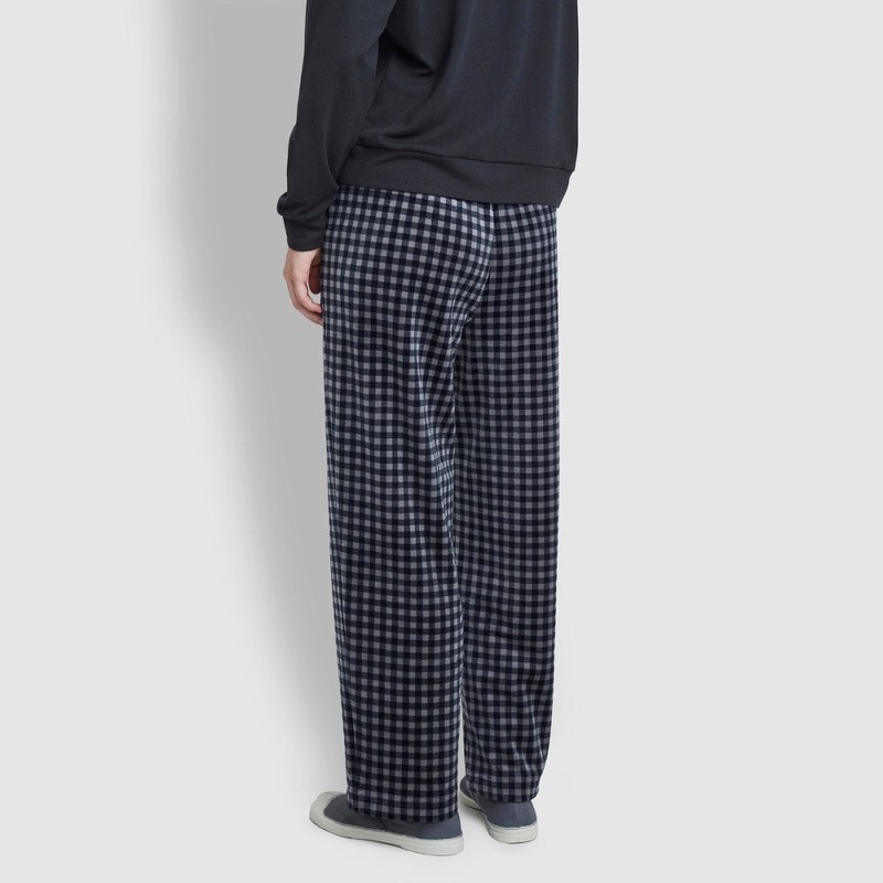 JAJU [JAJU/자주] 여 밍크 플리스 파자마 팬츠_라이트 네이비 [JAJU] Women's