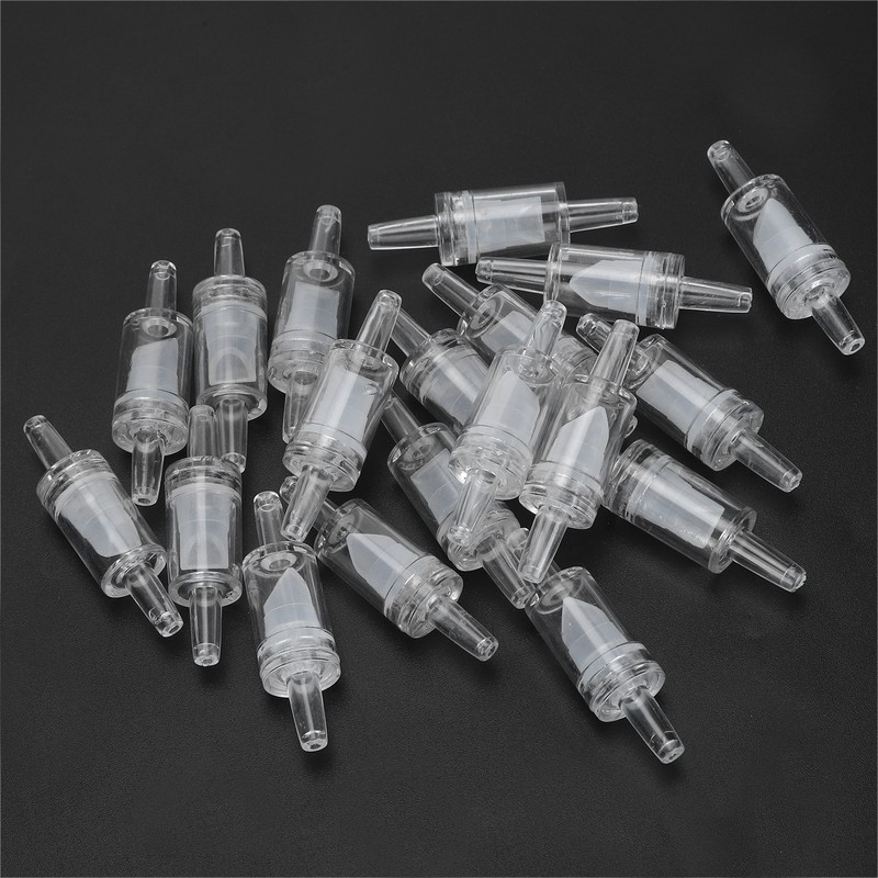 Aquarium White Check Valve Fish Tank One Way NonReturn Check