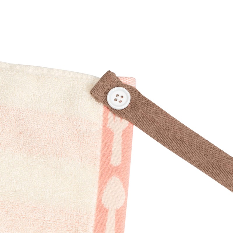 Nishikawa XT21143682400 Miffy Face Towel, Washable, 100% Cotton, Drawstring Included,