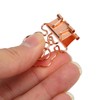 100 Pcs Mini Binder Clips Flower Shape Strong Clamping Force