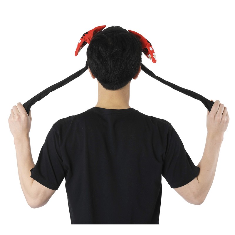Clearstone Cheering Goods, Putty Headband Winning Fan, Unisex, Red