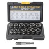 15-Piece Nut Remover Set: Screw Extractor Set with 13 Nut