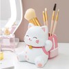 Cat Pen Holder Multipurpose Resin Innovative Cute Pencil Holder for