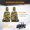 BORDAN UTV Waterproof Seat Cover for 2004-2021 Yamaha Rhino 700