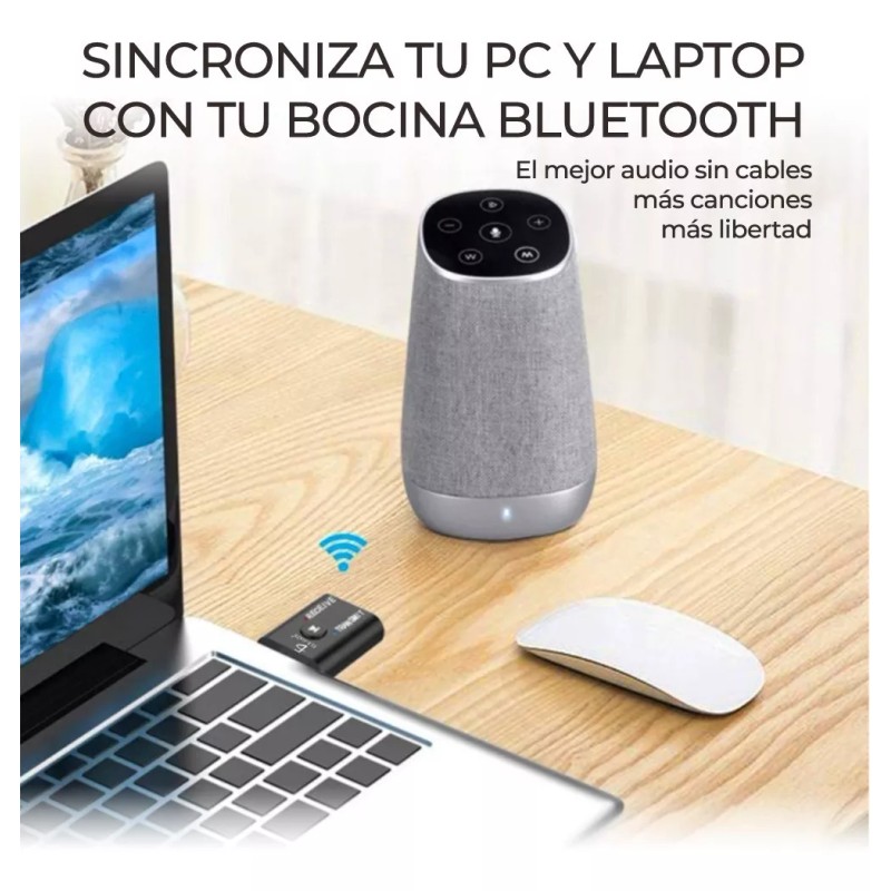 Ele-Gate Kit 2 Pcs Transmisor Receptor Usb Inalámbrico Pc Tv