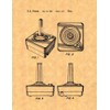 Atari 2600 Controller Patent Print (13" x 19") M10701