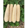 Esponjas naturales de lufa biodegradables para el cuerpo, esponja exfoliante
