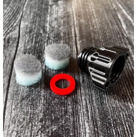 Custom Designed and Manufactured in USA Inline Water Filter Prefilter for Sawyer Squeeze, CNOC and Smart Water Bottles. - Inline Filter + 4ft Silicone 1/4" ID Tube