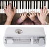 Mini Mechanical Metronome Portable 11x5x3cm White Musical Instrument Accessories for