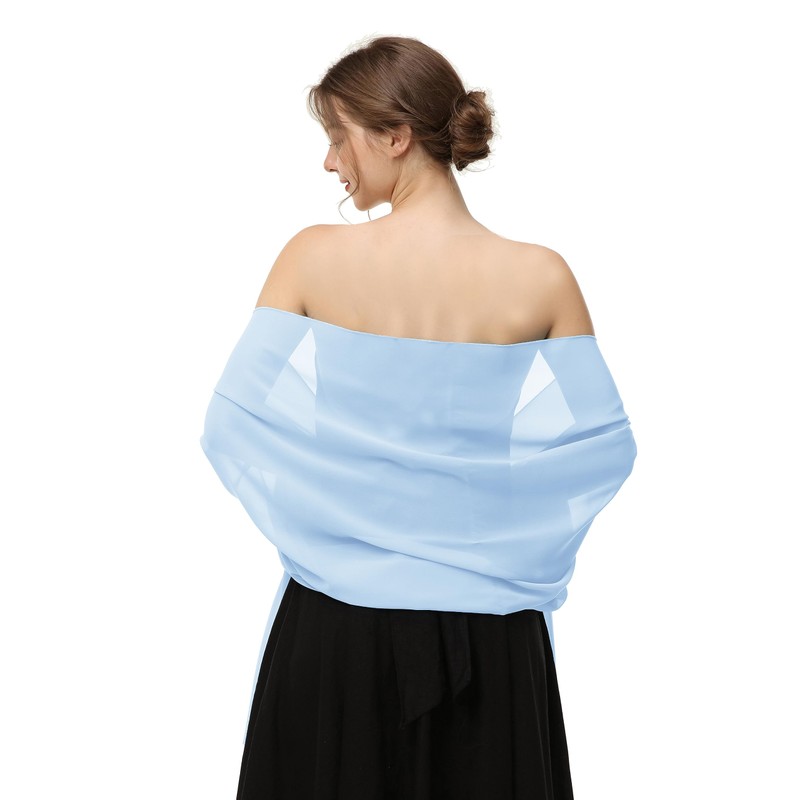 Hotshawl - Chal de gasa para vestidos de noche en