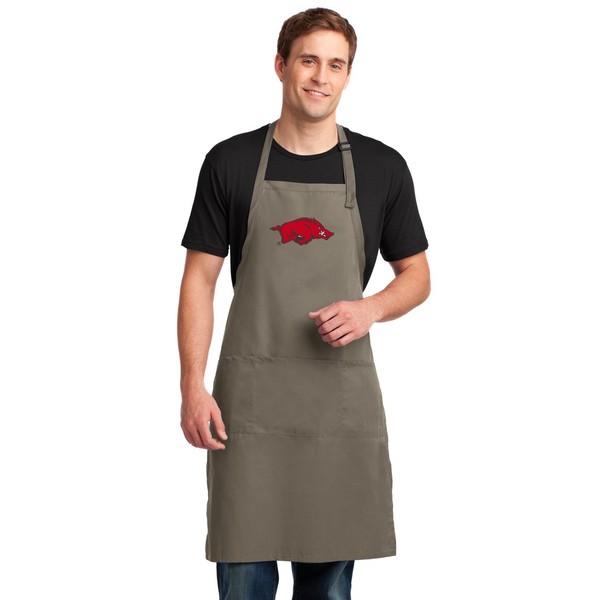 Arkansas Apron Large Mens Womens University of Arkansas Logo Gift