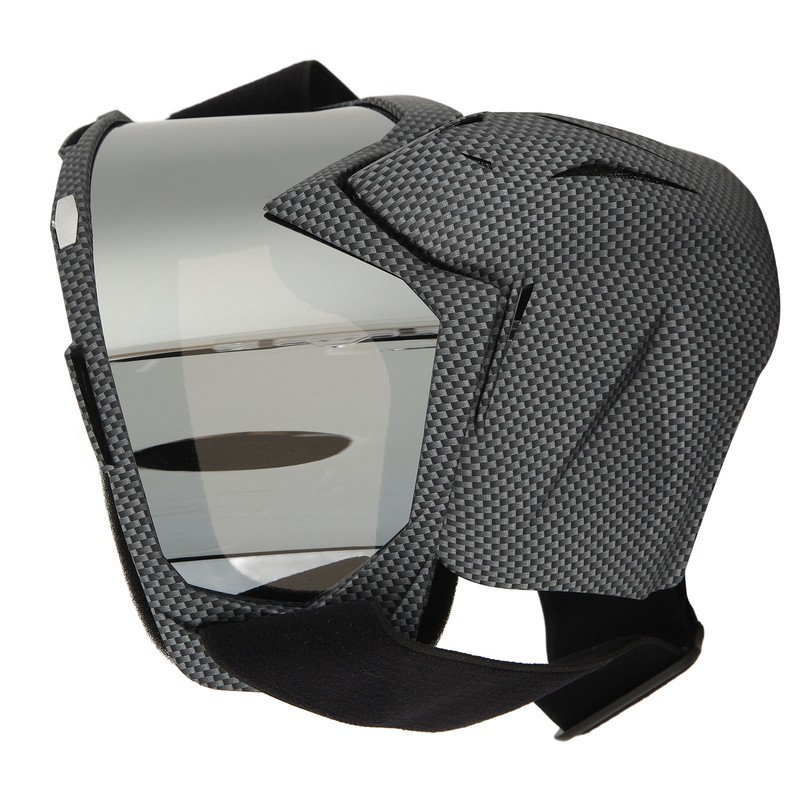 Motorcycle Face Mask Goggles Dust Wind UV Proof Riding Glasses