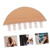 OHPHCALL Wooden Massage Comb Static Mini Hair Comb for Scalp