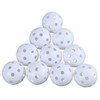 WOONEKY 24Pcs Air Balls for Golf Training Durable White Hollow