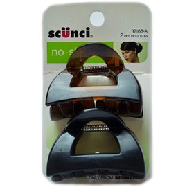 Scunci No Slip Clutch Jaw Clip 2 ea (Pack of 3)