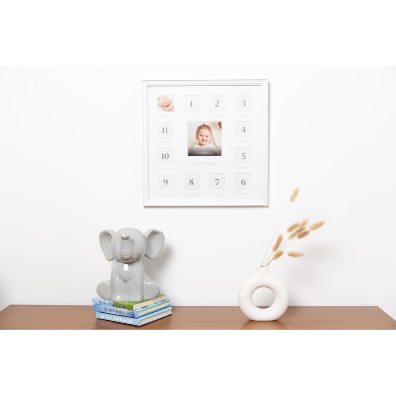Little Blossoms Little Love First Year Frame, Baby's Twelve Months