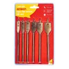 Amtech F1425 6 Piece Titanium Flat Wood bit Set