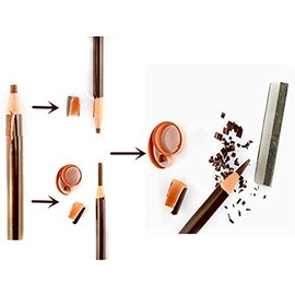 Eyebrow Pencil Professional Pencil Set, Brown, Dark Brown, Light Brown, Black, Grey, Removable, Waterproof (Pack of 5)