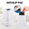 ANNKUT 6 Inch Heavy Duty Bed Risers, Furniture Risers for