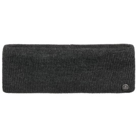 Lierys Mono Headband Women/Men 8 cm Wide - Made in Germany - Three-Layered Knitted Band Lined with Cotton - Rib-Knit Ear Warmers One Size 54 - 60 cm - Ear Protection Autumn/Winter -