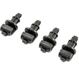 Ezzy Auto - Juego de 4 ganchos para puerta corredera, color negro para Honda Odyssey 2005-2010