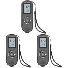 VICASKY 3sets Portable Car Coating Thickness Gauge Accurate Paint Depth Tester for Automotive Use Compact Design for Easy Storage Material for Checking Used Car