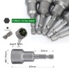 imatenn Magnetic Nut Setter Driver Drill Bit Set, 6-19mm Metric
