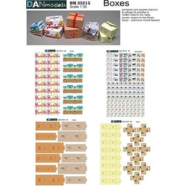 Dan Models 35215-1/35 Boxes Cartons, newspappers for dioramas, Cardboard