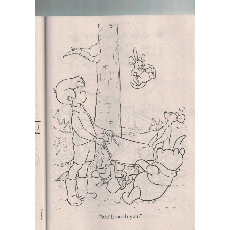 Winnie the Pooth Hide and Seek Coloring Book, ~96 pages,