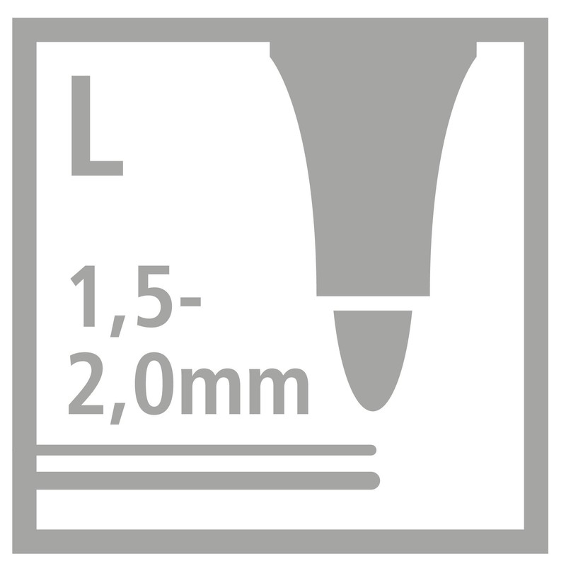 Triangular Fibre-Tip Pen - STABILO Trio Scribbi - Pack of
