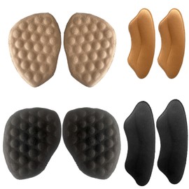 Metatarsal Pads for Women,Heel Pads,Anti-Sliding, Ball of Foot Cushions, High Heel Inserts,Forefoot Pads