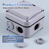 Universal Switch Weatherproof Switch Light Switch, Sporgo 20A IP66 Waterproof