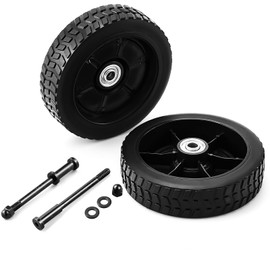 7 Inch Grill Wheels Replacement Parts for Traeger Grill Wheel KIT0138 Pro 34 Bronson 20 Pro 22 Pro 575 Pro 780 Pro 20 Eastwood 22 34 Renegade Pro HDW332 Plastic Black BBQ Wheels Accessories 2PCS